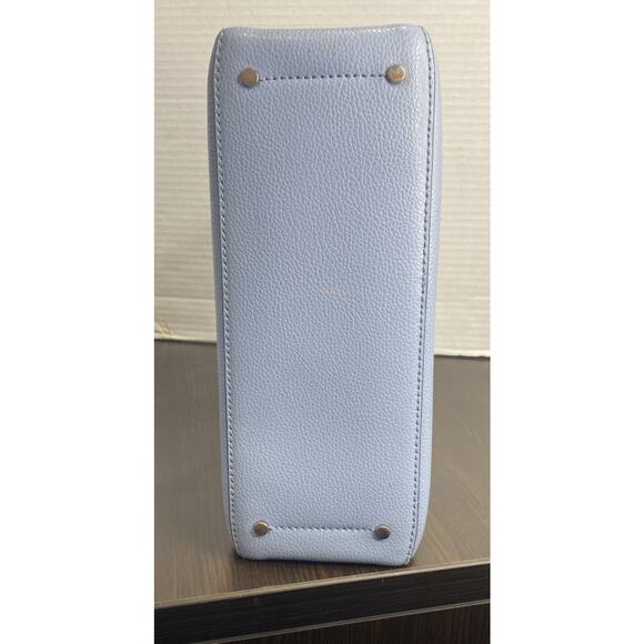 Kate Spade Satchel Refined Grain Leather Small Top Zip Handbag (Blue) - Picture 11 of 13